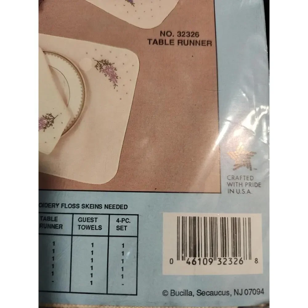 Bucilla Stamped Cross Stitch 